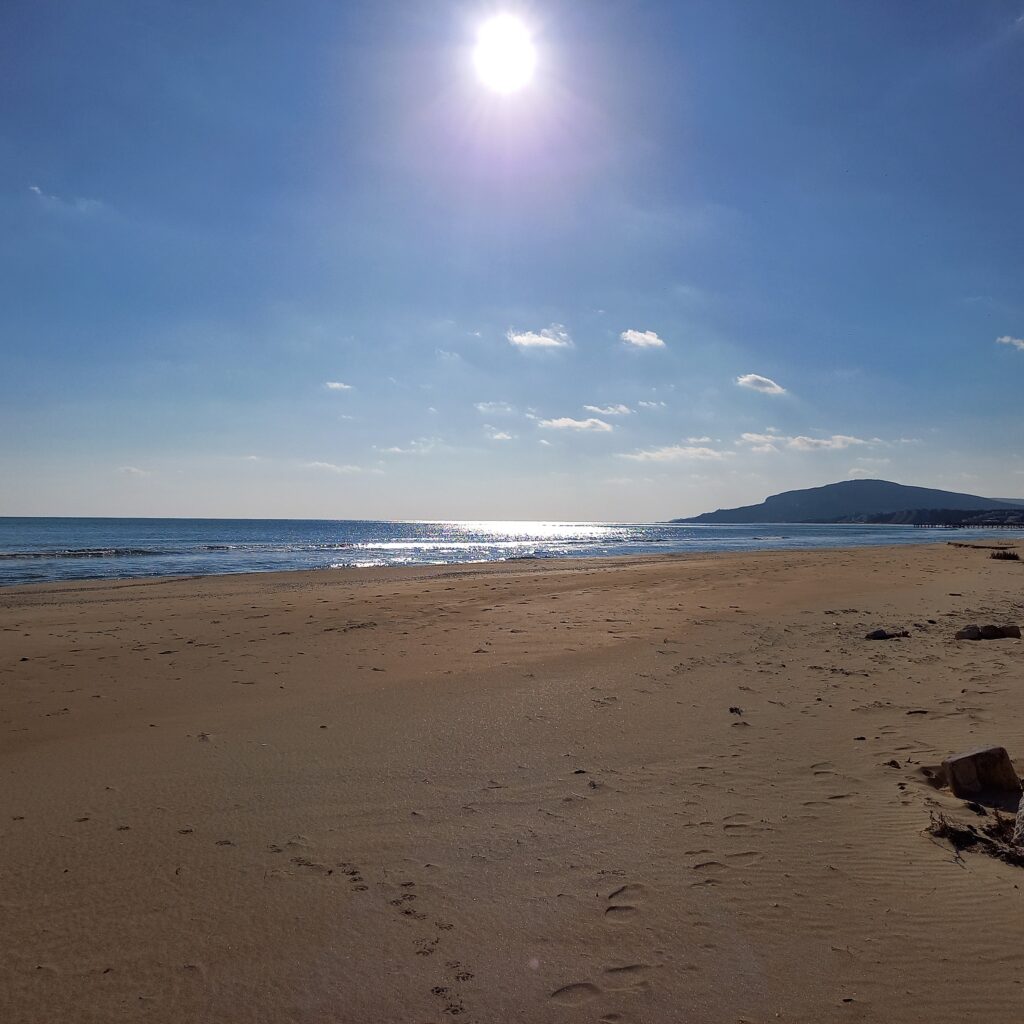 Wild beach for a lovely walk Wild beach for a lovely walk